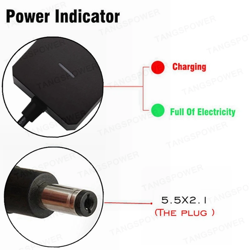 Carregador de Bateria Lifepo4 Conector com Clipe de Crocodilo 12v 12.8v 14.6v 2a Tomada dc 5.5 mm 2.1 mm - Image 3