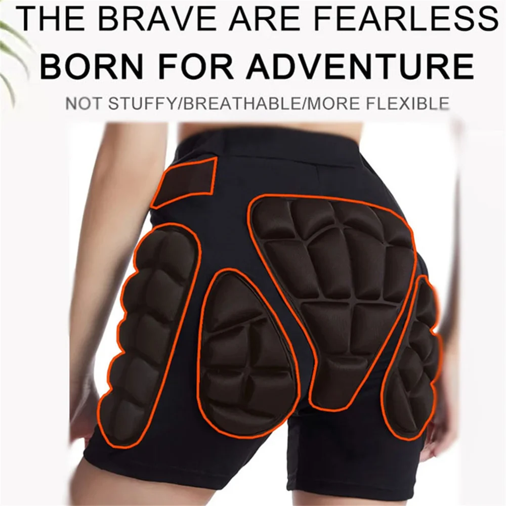 Ski Hip Protection Short Pants Outdoor Sports 3D Protective Short Anti Fall Hip Protection Shorts Sports Protective Equipment