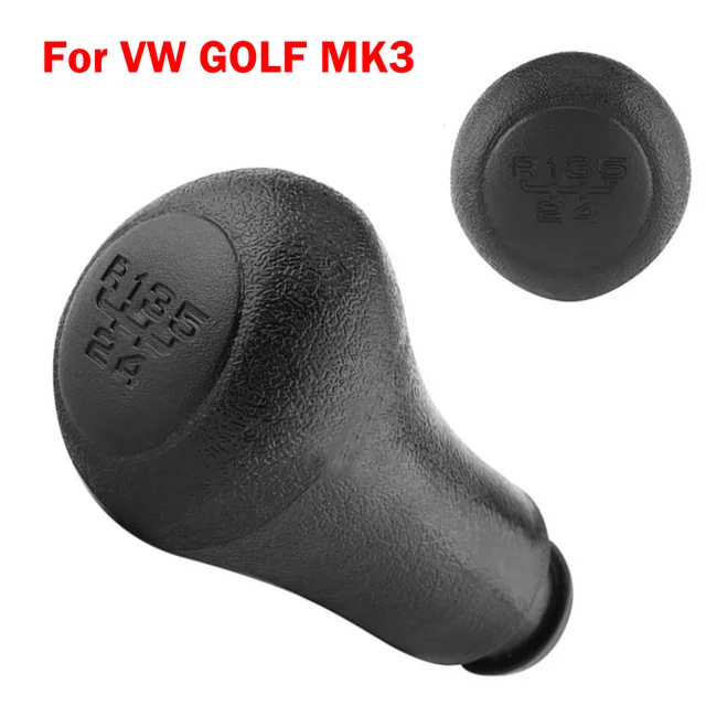 5 Speed Car Gear Shift Shifter Knob Stick Head For VW Golf MK3 Vento 91-98