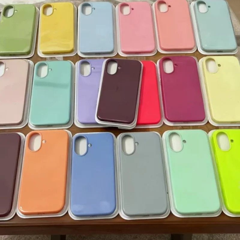 Premium Liquid Silicone Phone Case with Protective Box Cover