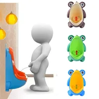 Cartoon Baby Toilet Urinal Boy Wall-mounted Urinal Frog Shape Boy Standing Urinal Toilet Training Urinal 2