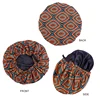 New Large Women Satin Bonnet Hat Layer Reversible Sleep Cap Reversible Adjustable Night Sleep Cover Cap for Curly Natural Hair 3