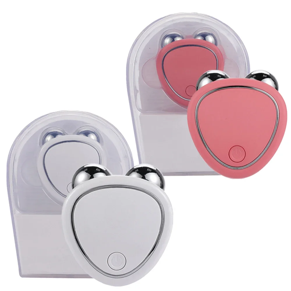 Microcurrent Roller Skin Tightening Rejuvenation Beauty Charging Facial Anti Wrinkle Face Lifting Machine Facial Massager