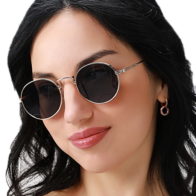 de sol redondas para hombre y mujer, lentes de sol Retro a la moda, Vintage, de lujo, pequeñas, 2022|Gafas de sol para mujer| - AliExpress