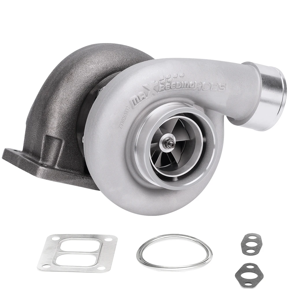 Turbocompressore Universale Gt45 Turbo T4 A/R .66 A/R 1.05 Turbocompressore V-Band 600 Cv 4.0L-6.0L