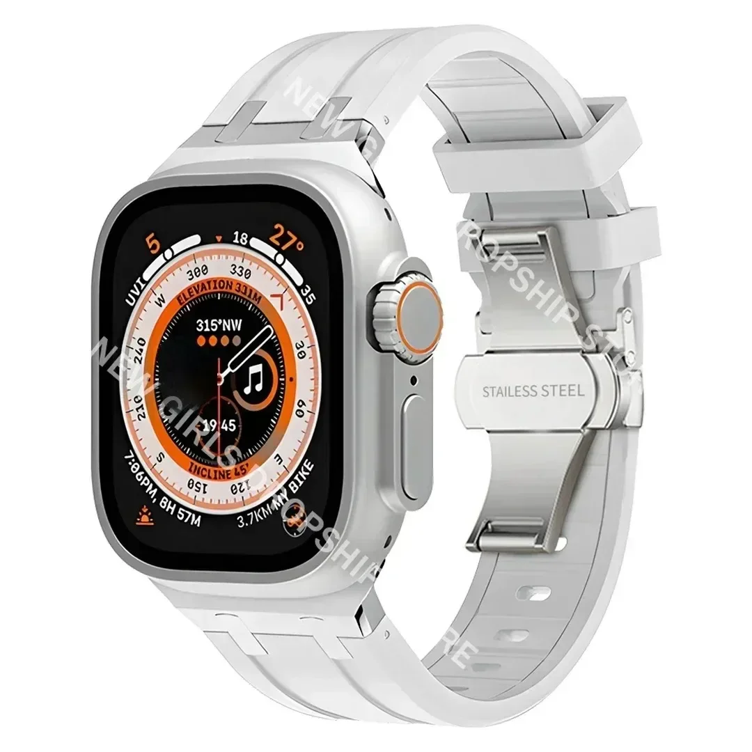 Premium Silicone Sports Band with Butterfly Clasp