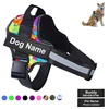 Dog Harness NO PULL Reflective Breathable Adjustable Pet Harness Vest with ID Custom Patch Outdoor Walking Dog Supplies 1