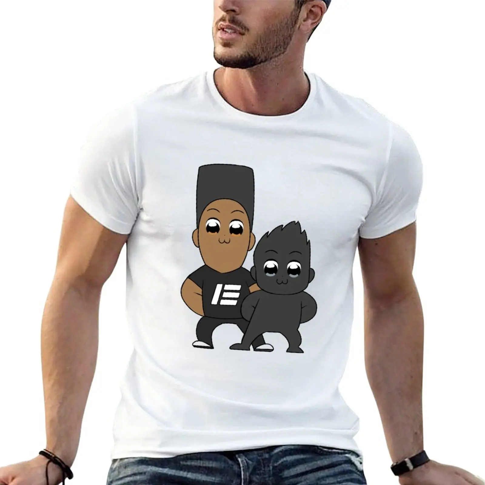 

New Pop Team Network T-Shirt summer top custom t shirt anime clothes quick-drying t-shirt Men's cotton t-shirt