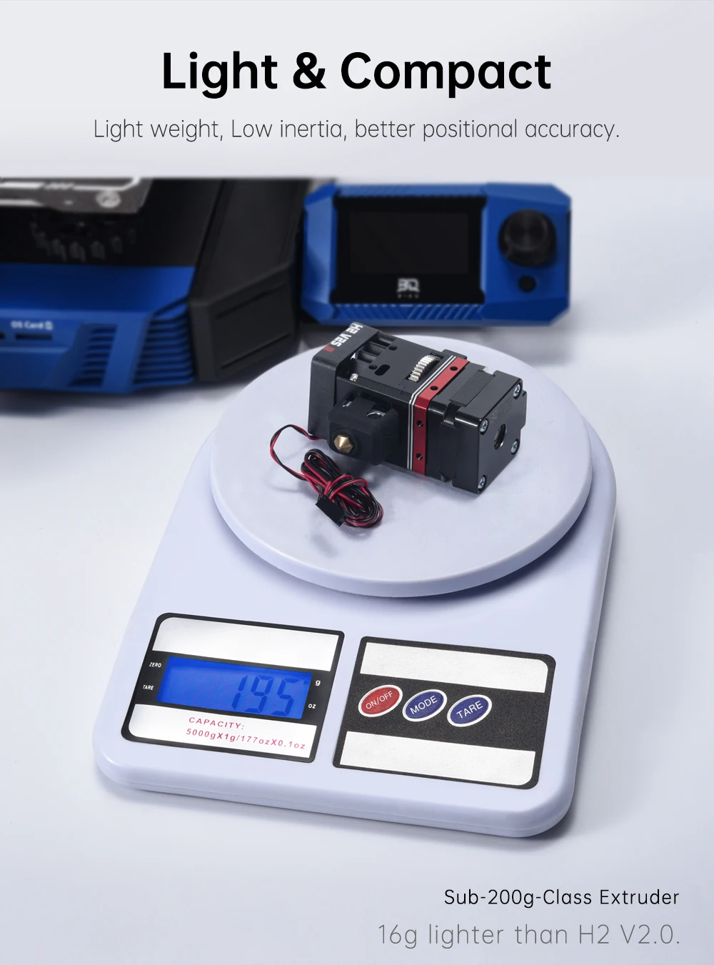 BIQU H2 V2S Extruder Direct Dual Gear Hotend 24V 3D Printer Accessories Titan Extruder For Ender 3 V2 Pro Upgrade H2 V2.0