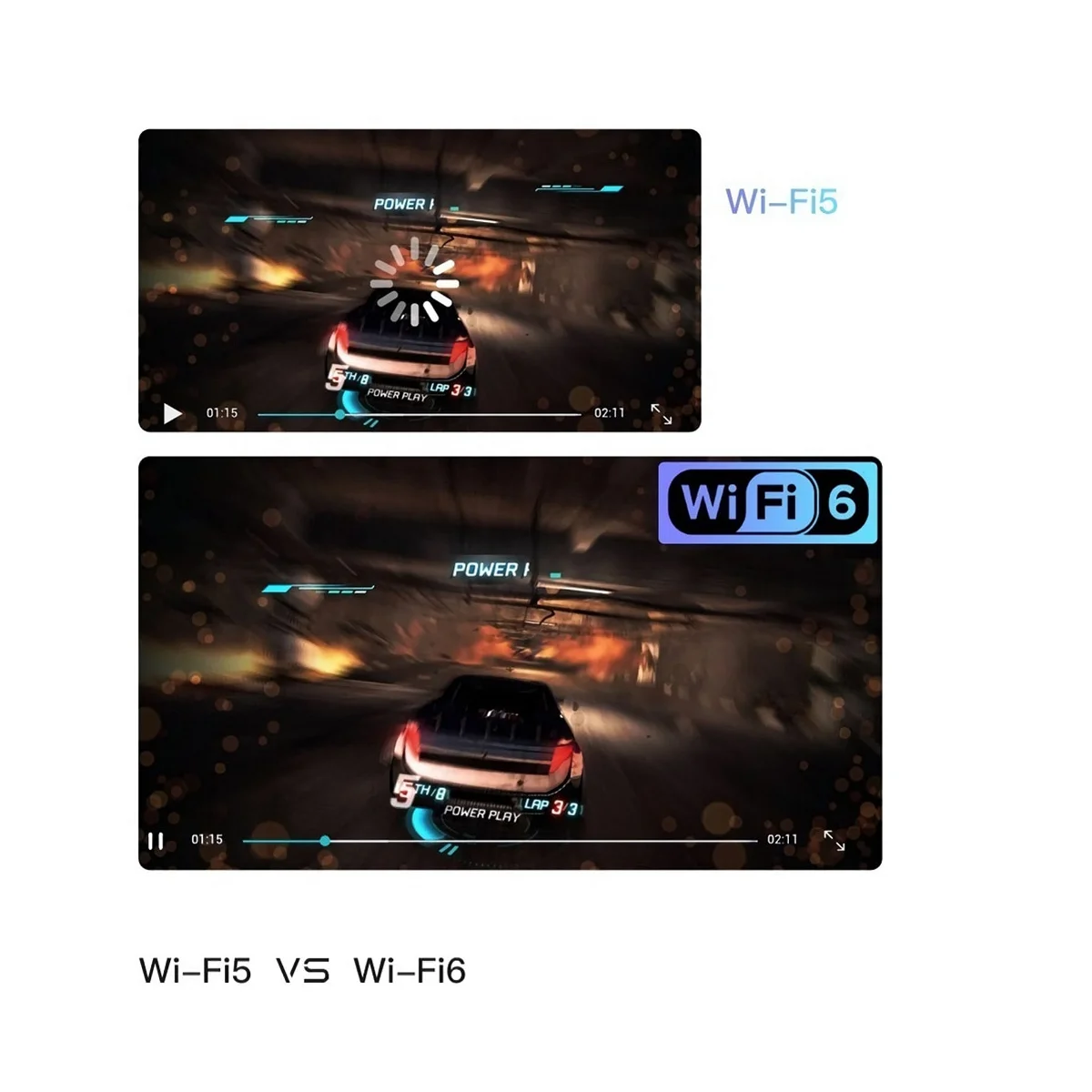

P3 LED Projector Active Andriod 9.0 Laser Native 3W Lumen 1920X1080P 5G Wifi Phone Beamer Smart TV Video Theater US Plug