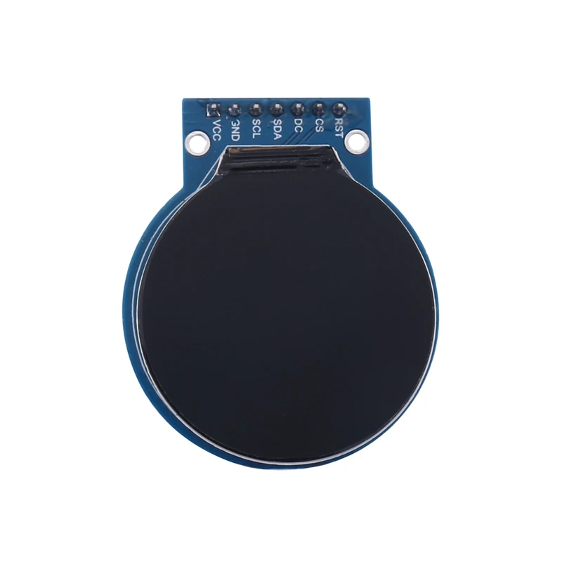 1 Piece HD IPS Color TFT LCD Display Module 7 Pins RGB LED Round Screen PCB Board 1.28 Inch