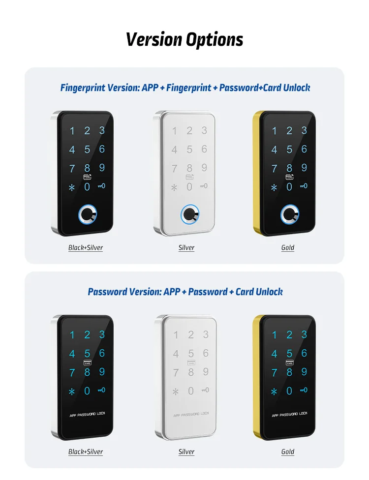 Digital electronic lock Smart lock intelligent ttlock App RFID Password code Loc