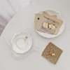 Shell Shaped Jewelry Storage Trays  Trays White Ceramic Plate Storage Dishes Ring Earings Plate Home Decorative Tray Design 2
