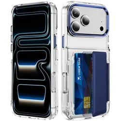 Foldable Magnetic Wireless Charging Stand with Solid Color Silicone Cover - iPhone Air (Navy Blue)