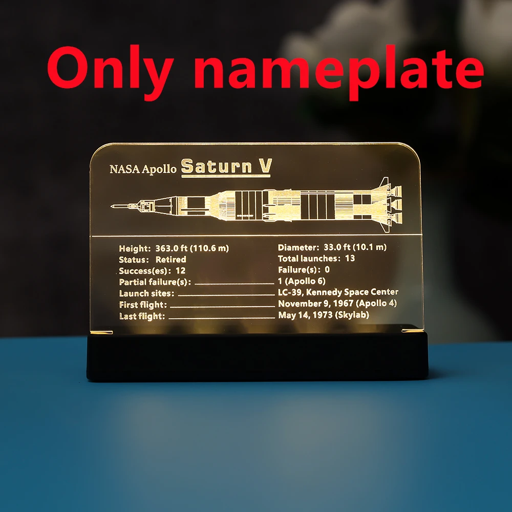 Led ışık kiti için 21309 yaratıcı Apollo Saturn V fırlatma aracı uyumlu 16032 oyuncak seti (dahil değil yapı taşları)
