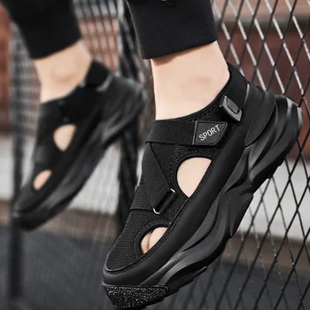 Trendy Designer Men Sandals Mesh Breathable - Image 6