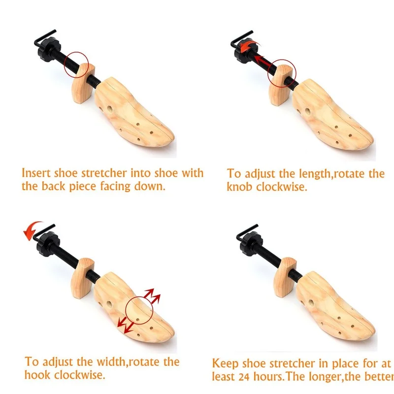 Stretcher Shoes Tree Shaper Rack 1Piece Unisex Shoe S/M/L for Women Man Adjustable Wooden Pumps Boots Expander Trees Size shoe stretcher,shoe accessories,shoe tree