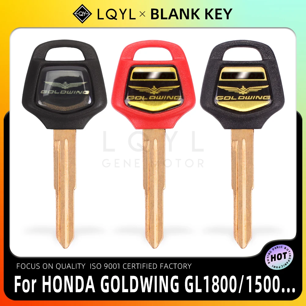 LQYL New Blank Key Motorcycle Replace Uncut Keys For HONDA GOLDWING GL1200 GL1000 GL1500 GL 1500 1000 1200 GL1800 1800 GOLD WING