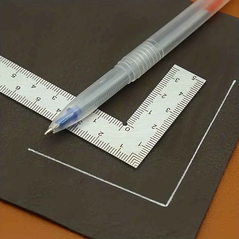 Mini Square Stainless Steel L-shaped Scale For Office/Home