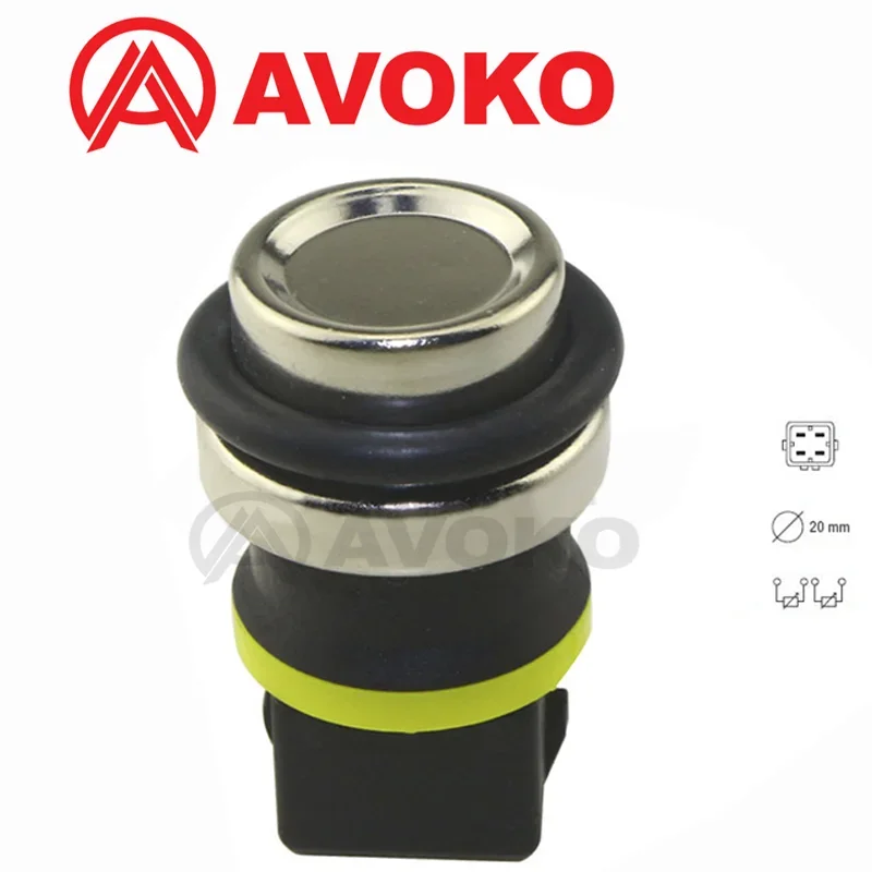 4 Pin Coolant Temperature Sensor For VW Golf Jetta Passat B4 EUROVAN TRANSPORTER VENTO CADDY CABRIO 1.6 1.8 1.9 2.0 2.5 2.8 coolant temperature sensor