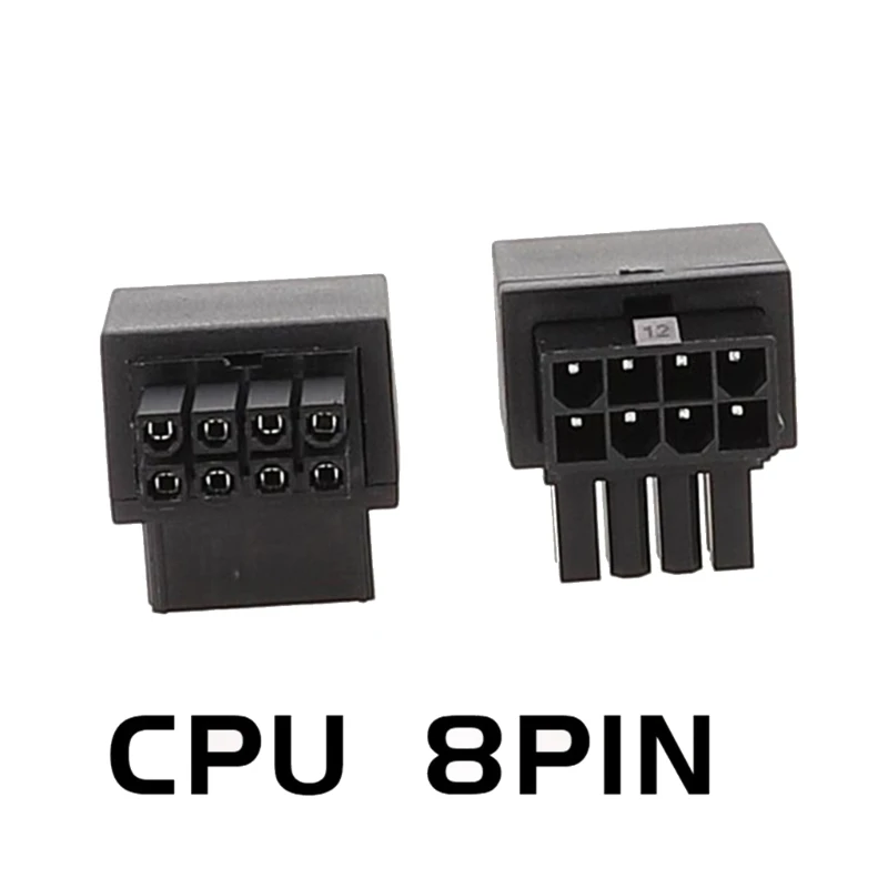 Moederbord CPU 90 graden schuin 8-pins vrouwelijk naar 8-pins mannelijke voedingsadapter Handig