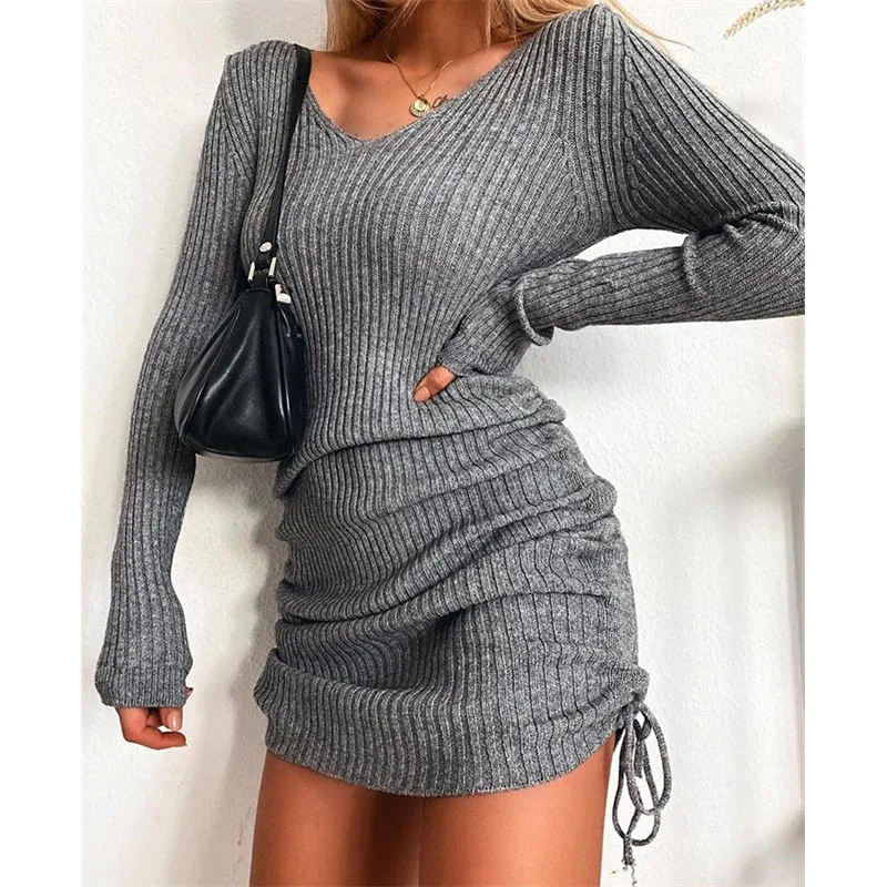 Accessoire Robe Tricot Manches Valissea Femme main image 1