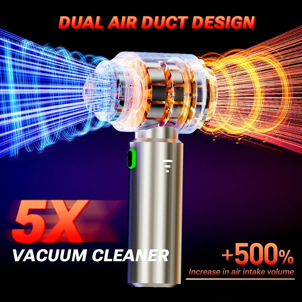 Mini Car Vacuum Cleaner 985000Pa Portable Handheld Wireless Vacuum Cleaner Strong Suction Cleaning Machine vacuum cleaner handheld vacuum cleaner wireless vacuum cleaner portable vacuum cleaner