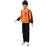 Christmas Ken Doll Clothes Sportswear Daily  For Ken Doll Clothing Accessories Doll Overcoat Surf Boat Children's Toys Gift 2