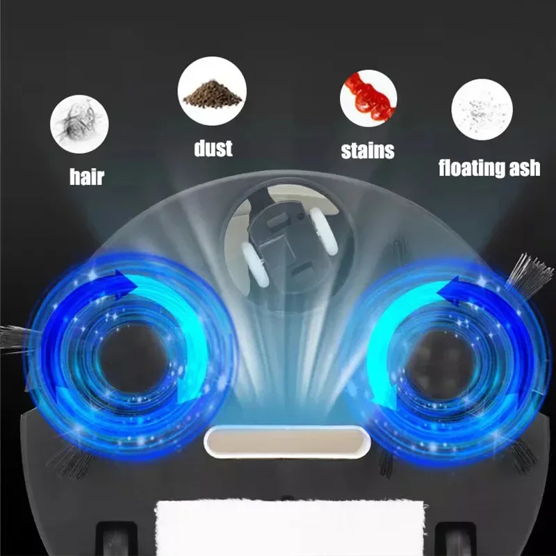 Rechargeable Robot Floor Cleaning Vacuums Cleaner Home Quiet Clean Powerful Suction Robot