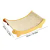 Sisal Cat Scratching Pad Reusable Cat Scratcher Cat Scratch Bed Nest for Pet Sleeping Playing Grinding Small Medium Large Cats 6
