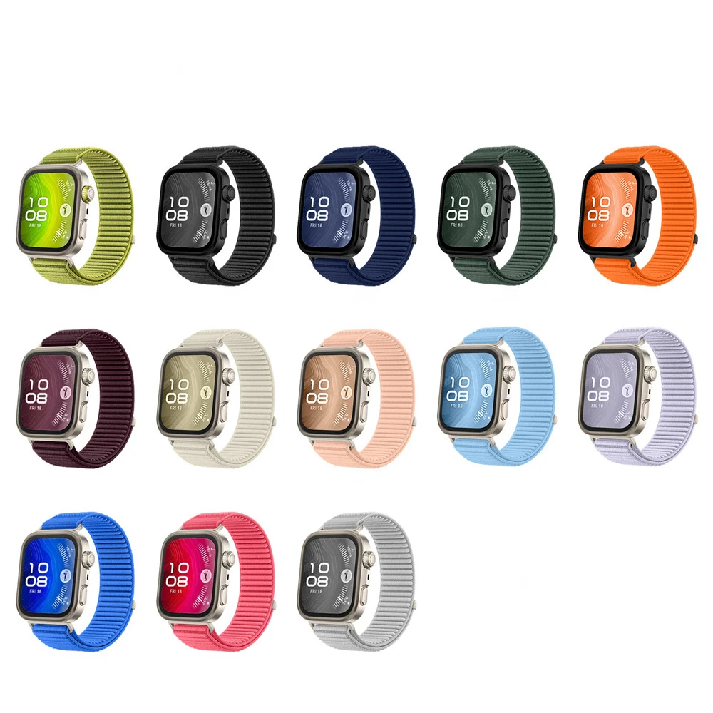 Nylon Loop Sports Strap for Smartwatch - Replacement Wristband Bracelet