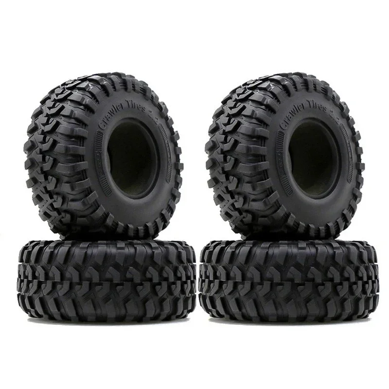 4 Pz 130Mm 2.2 "Gomma Rocks Pneumatici Pneumatici Per 1:10 Rc Rock Crawler Trxs Trx4 Axial Scx10 90047 D90 D110 Tf2 Rr10 Wraith
