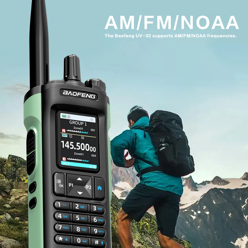 New BAOFENG DM32 Walkie Talkie DMR GPS 10W   Programming Multi Band Wireless Copy Frequency Type-C UV32 Ham 2 Way Ra 3