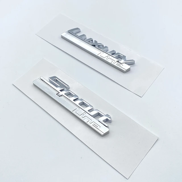 New Luxury Line Sport Line Fender Emblem For Bmw 730 740 750 750li Side  Logo Car Styling Refitting Upgrade Sticker Chrome& Matte - Emblems -  AliExpress