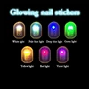 5/1pcs NFC Nail Stickers LED Light Source Nail Art Tips Lighting for Mobile Phone Nail Lamp Glow in The Dark Manicure Decor 5