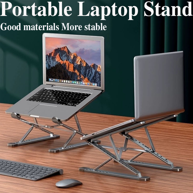 New Tablet Stand Mobile Phone Stand Foldable Laptop Heat Sink Adjustable Ergonomic Laptop Support Stand Portable Office Supplies