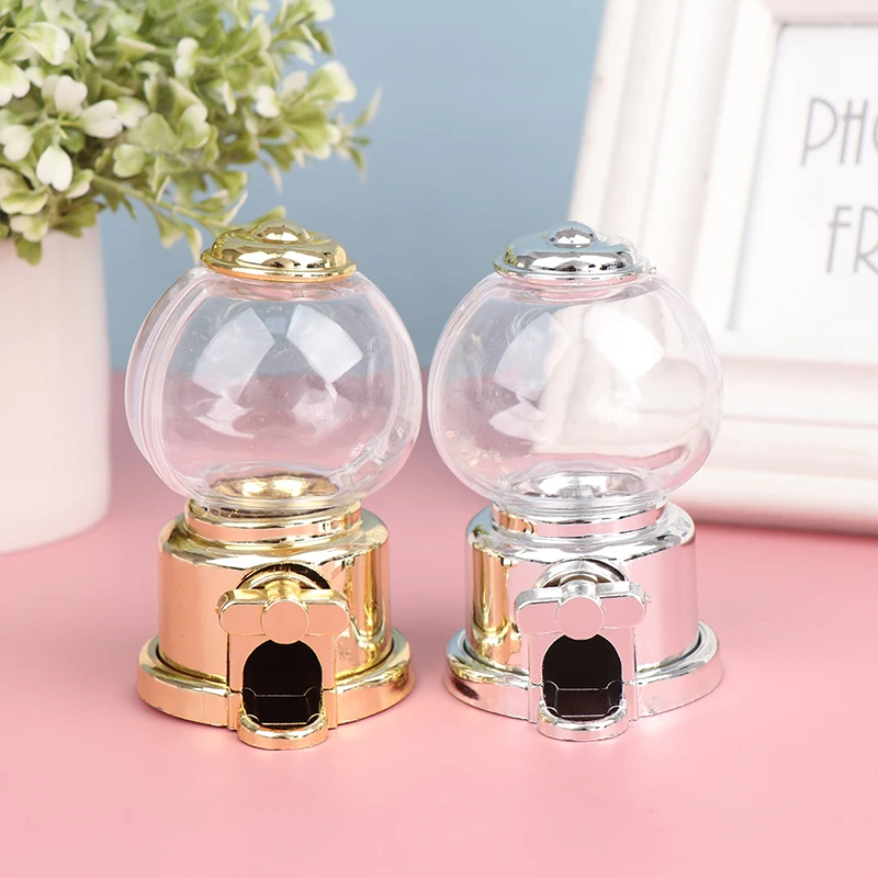Sweets Mini Candy Machine Bubble Toy Dispenser Coin Bank Kids Gift Toy Decor