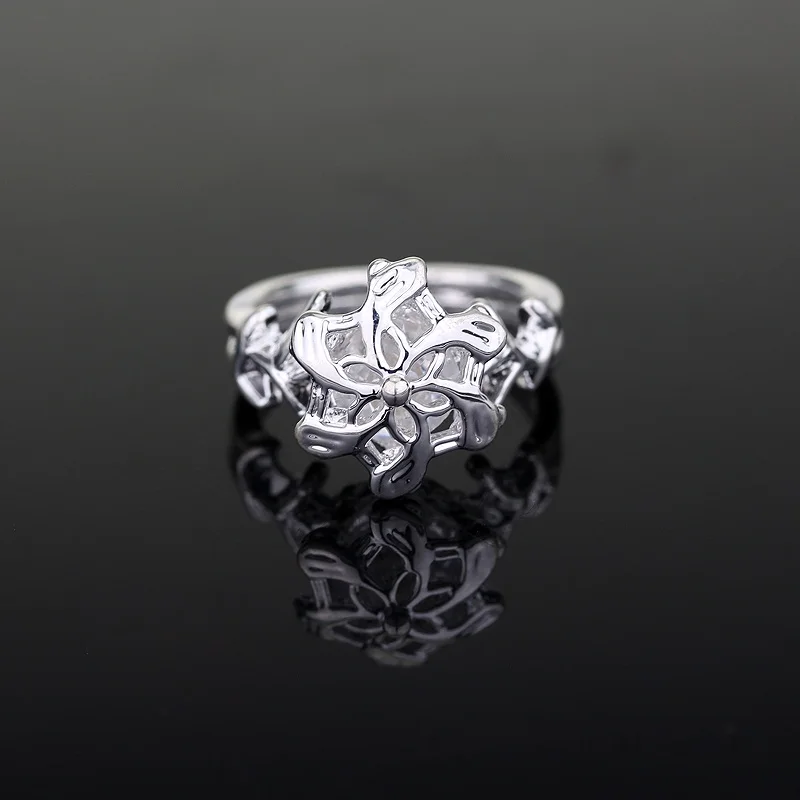 Hot Movie The Galadriel Nenya LOTR Silver Wedding Rings Men's Women's Halloween Christmas Gifts |