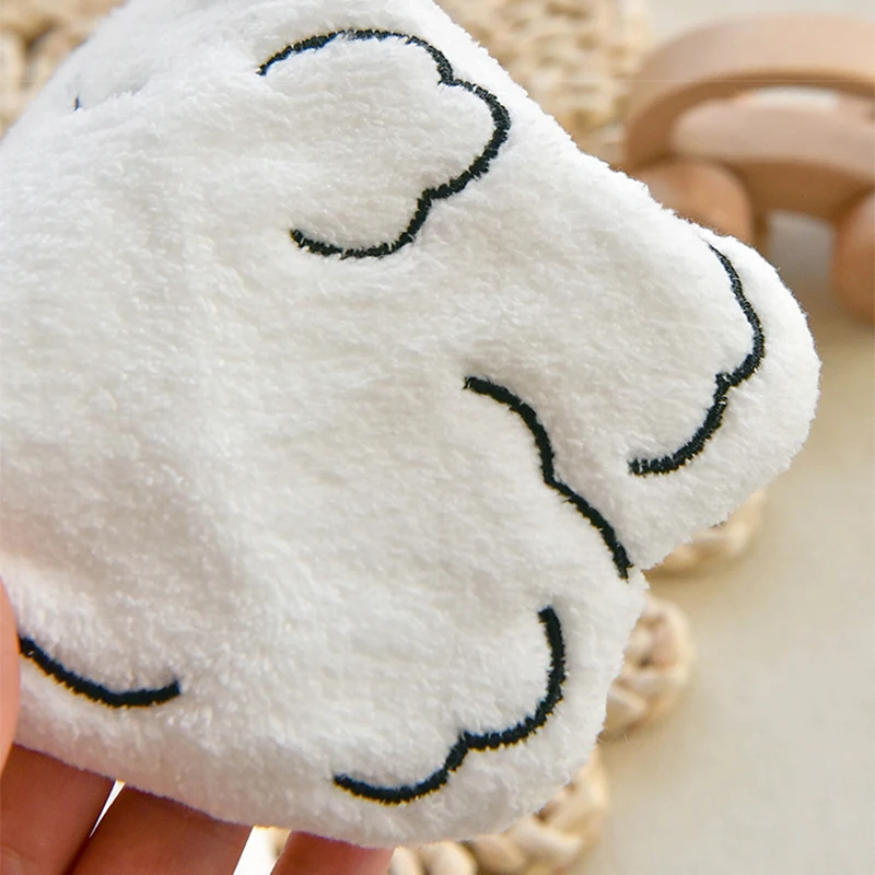 Hand Towel Soft Double-thickness Hanging Quick-drying Absorbent Kawaii Flower Towel Bathroom Kitchen Accession bamboo hand towel microfiber hand towel hand towel