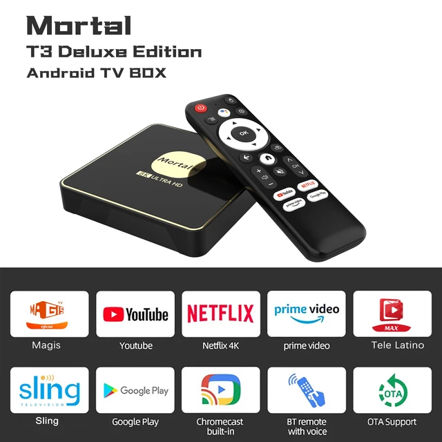 スマート TV ボックス Android 13 Rockchip 3528 Google