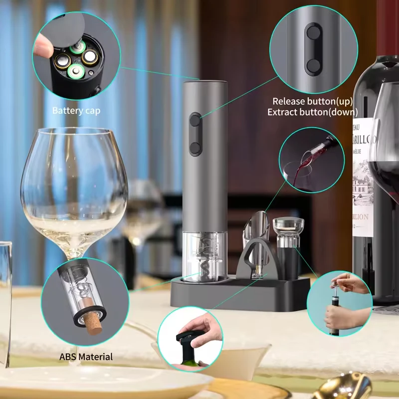 Deluxe Smart Kitchen Wine Accessory Gift Set