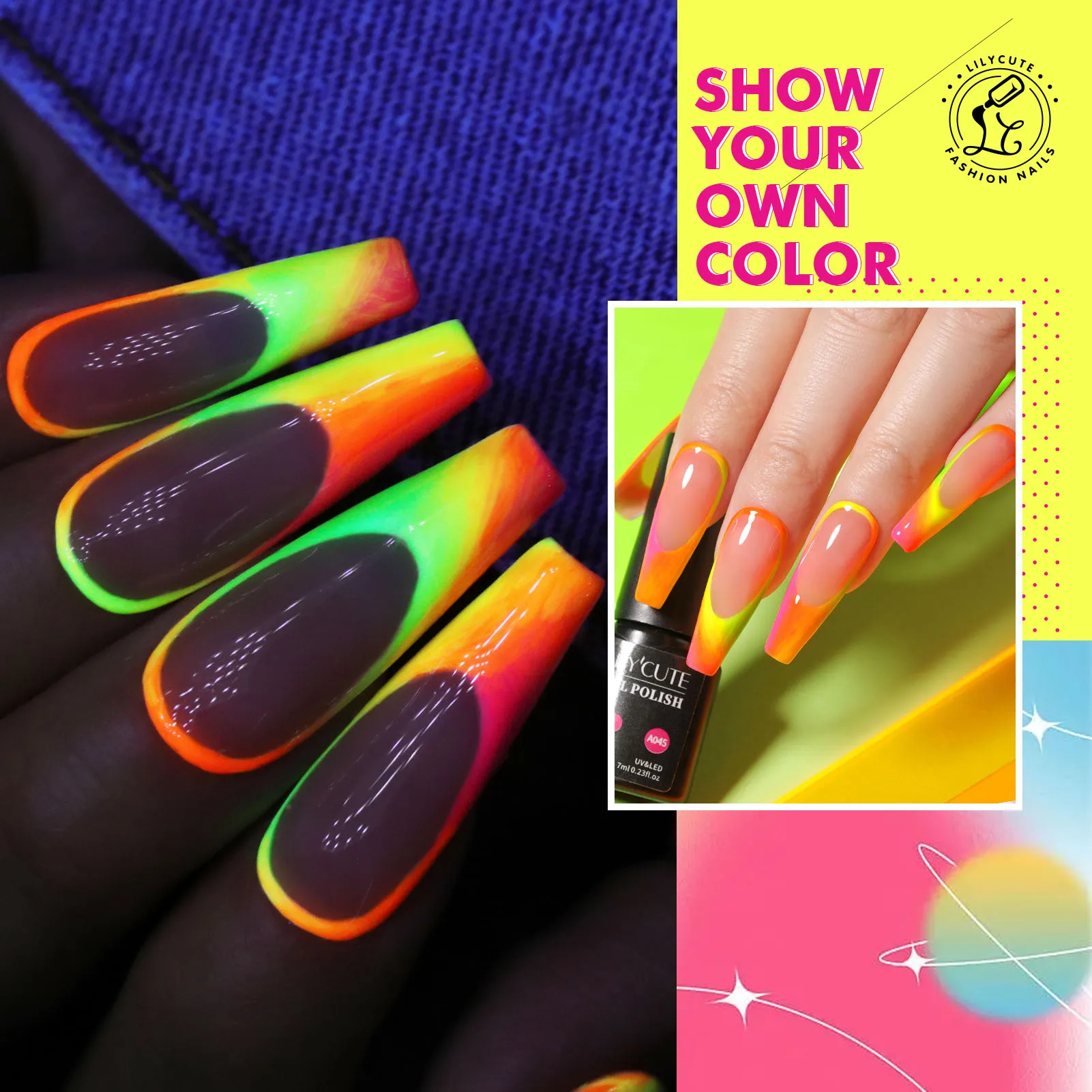 LILYCUTE 12-Color Macaron Collection Gel Nail Polish Set