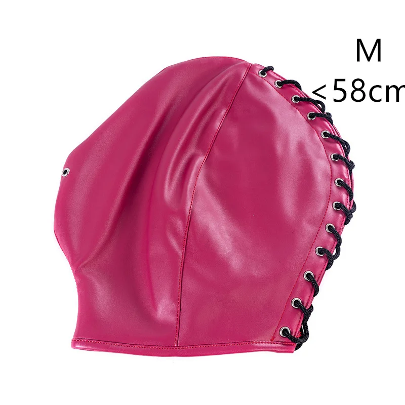 Leather Full Face Mask for Party Cosplay and Halloween