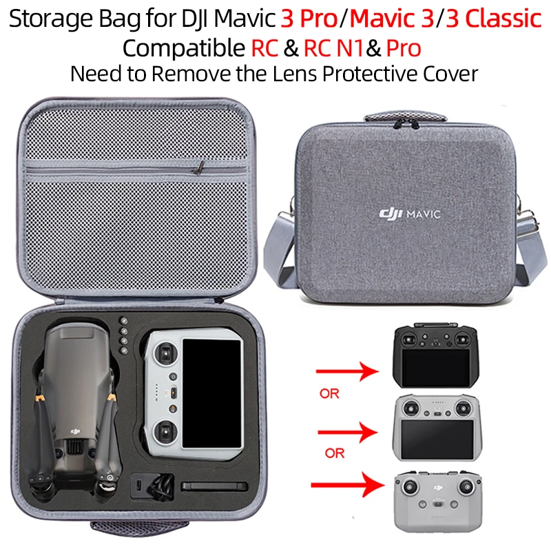 Mavic 3 Accessori Borse Per Dji Mavic 3 Pro Scatola Portaoggetti A Spalla Singola Integrata Per Dji Drone Bag Mavic 3 Classic Case
