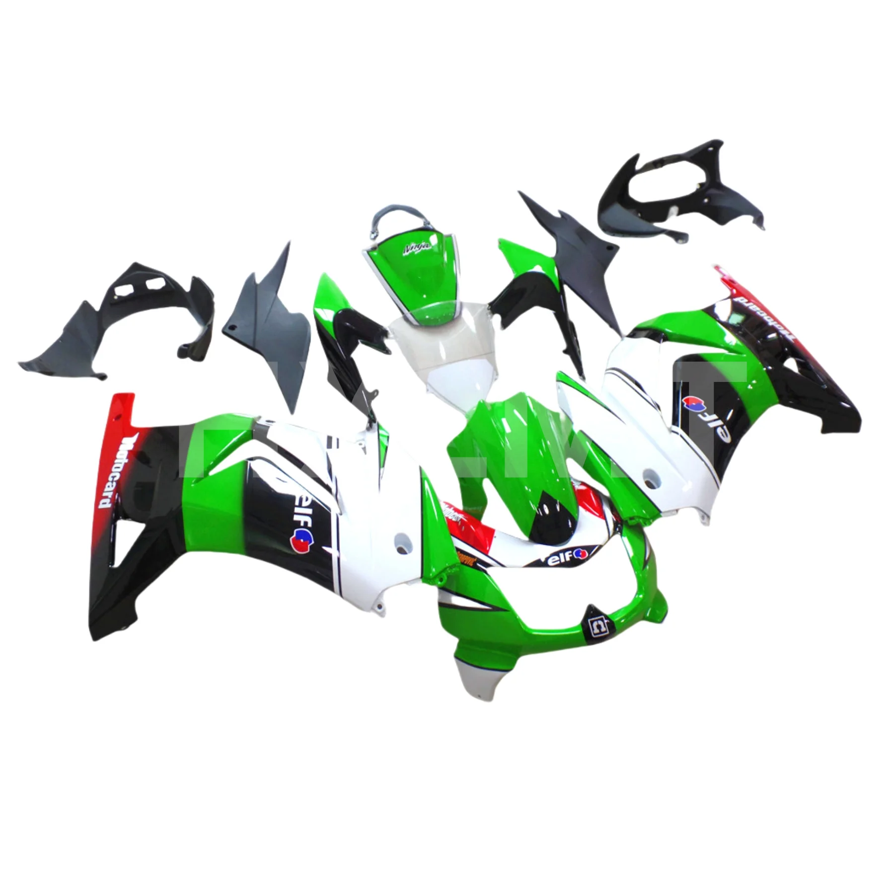 Motorcycle Fairings Kit for KAWASAKI Ninja ZX250R 08 09 10 11 12 ZX 250R EX250 2008 2010 2012 Injection Green Bodywork Set - Image 5