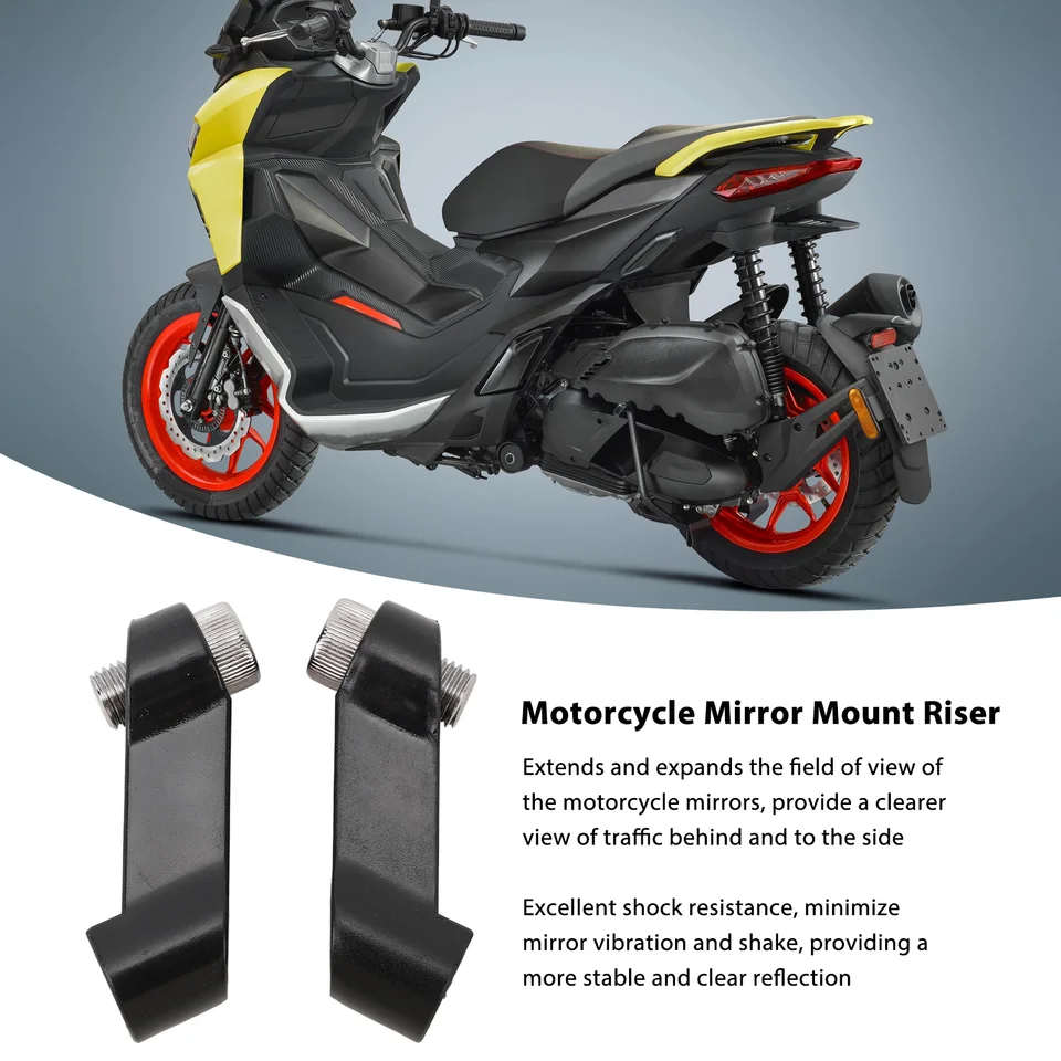 Kit Adattatore Per Specchietto Retrovisore Per Moto Da 10 Mm E 8 Mm Supporto Per Prolunga Specchietto~p142482566