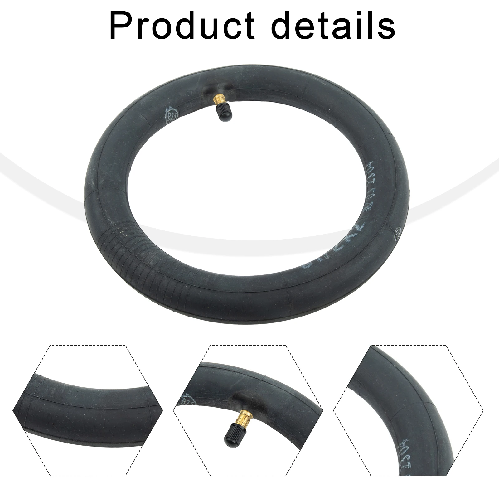 

2pcs 8.5 Inch Electric Scooter Inner Tube 8 1/2X2(50-156) Tire For-Xiaomi M365 E-Scooter Innertube Curved Nozzle Straight Nozzle