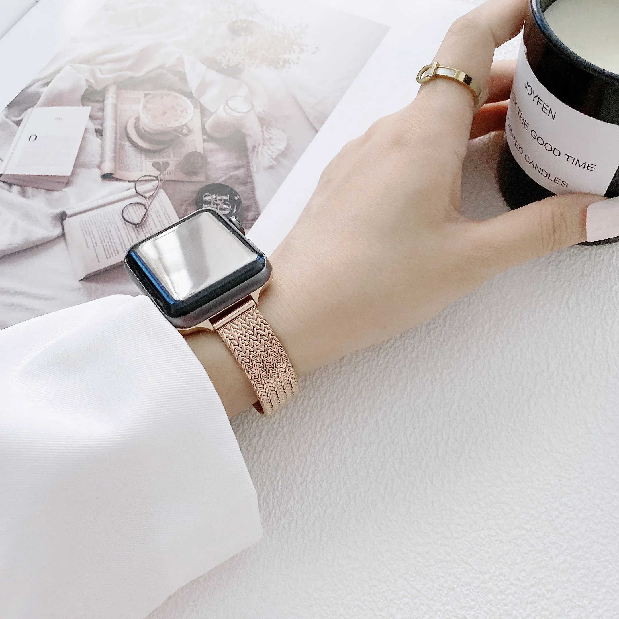Elevate Your Style: Premium Stainless Steel Milanese Bracelet Strap