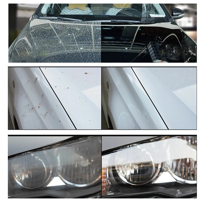 250g Car Wax Crystal Plating Set Hard Glossy Wax Layer Covering Paint Surface Coating Formula Waterproof Film Car Polish car restorer paste