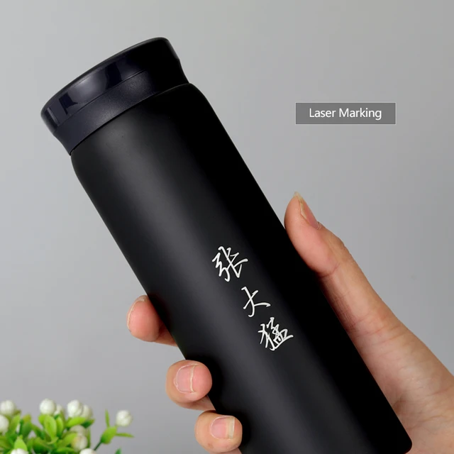 200/300ML 316 Stainless Steel Pocket Mini Thermos Custom LOGO Black Hot Water Bottle Vacuum Flask For Ice Coffee Travel Cup 3